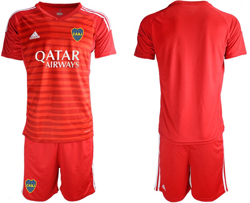Men 2020-2021 Club Boca juniors goalkeeper red blank Adidas Soccer Jerseys->boca juniors->Soccer Club Jersey